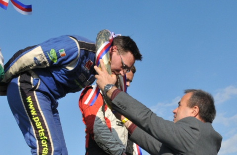 Hejtman předal ceny vítězům ME rallycrossu